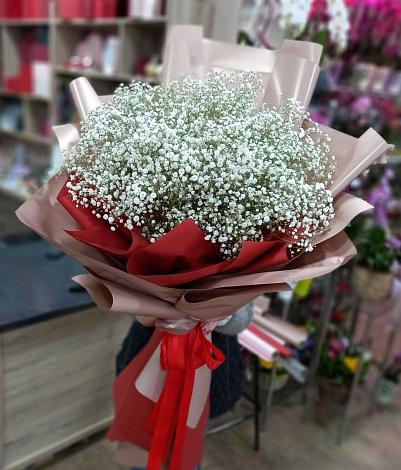 Букет цветов из: Гипсофила в Губской