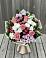 Букет цветов из: Альстромерии, Гвоздики, Розы и Хризантемы в Губской