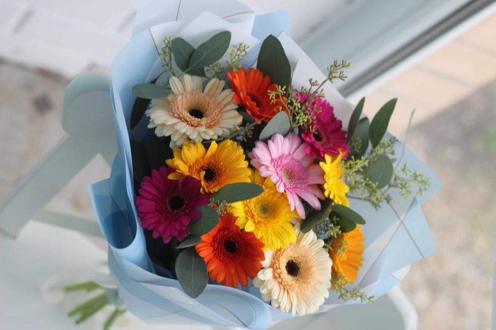 Букет цветов из: Герберы в Губской