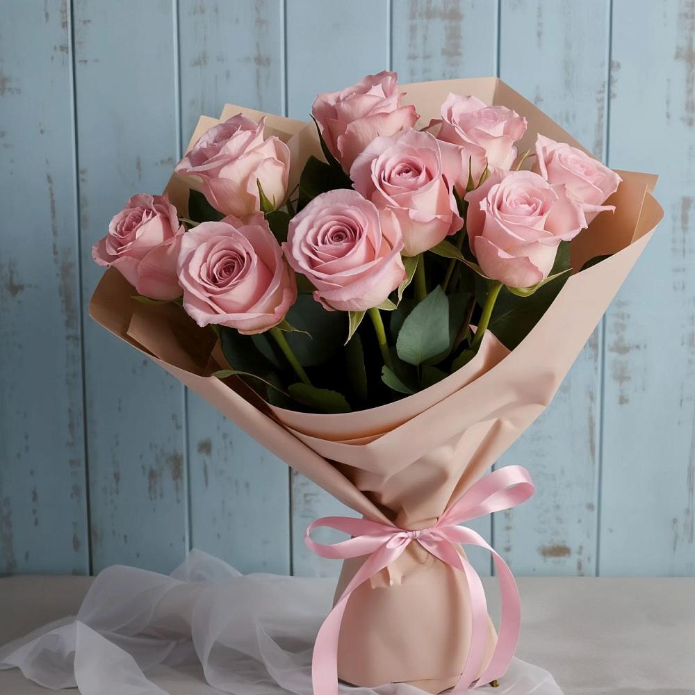 Букет цветов из: Розы в Губской