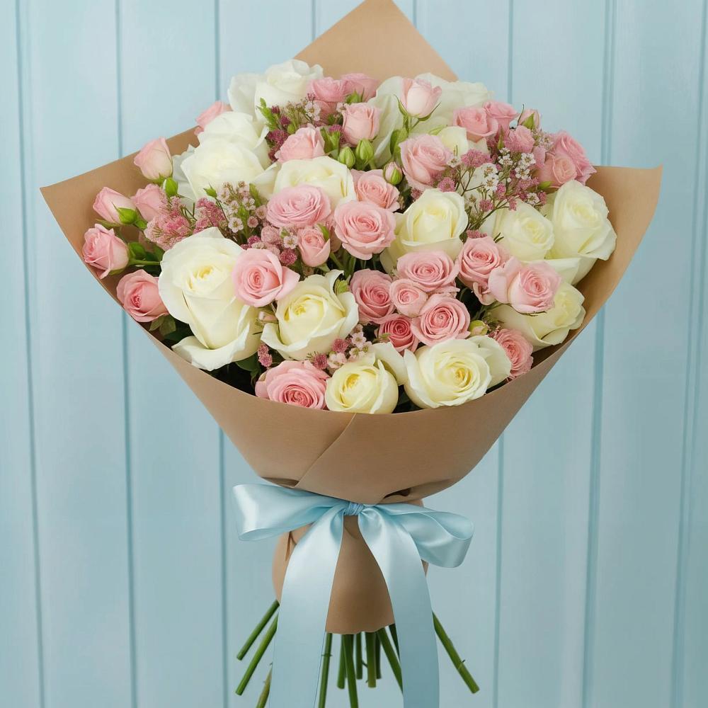 Букет цветов из: Розы в Губской