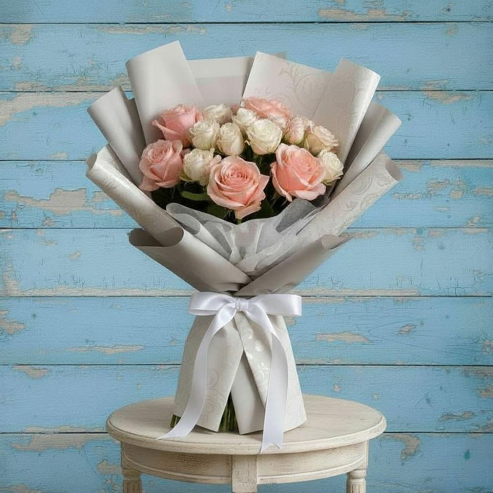 Букет цветов из: Розы в Губской