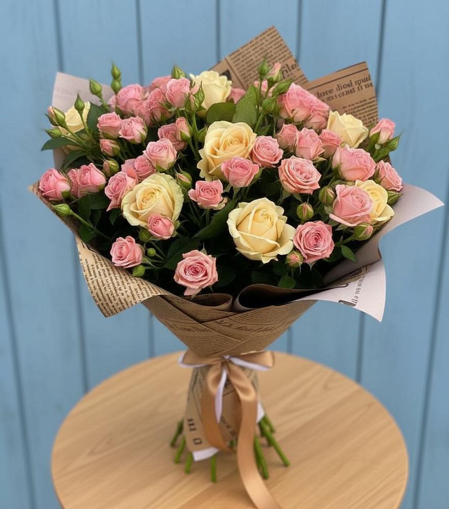 Букет цветов из: Розы в Губской