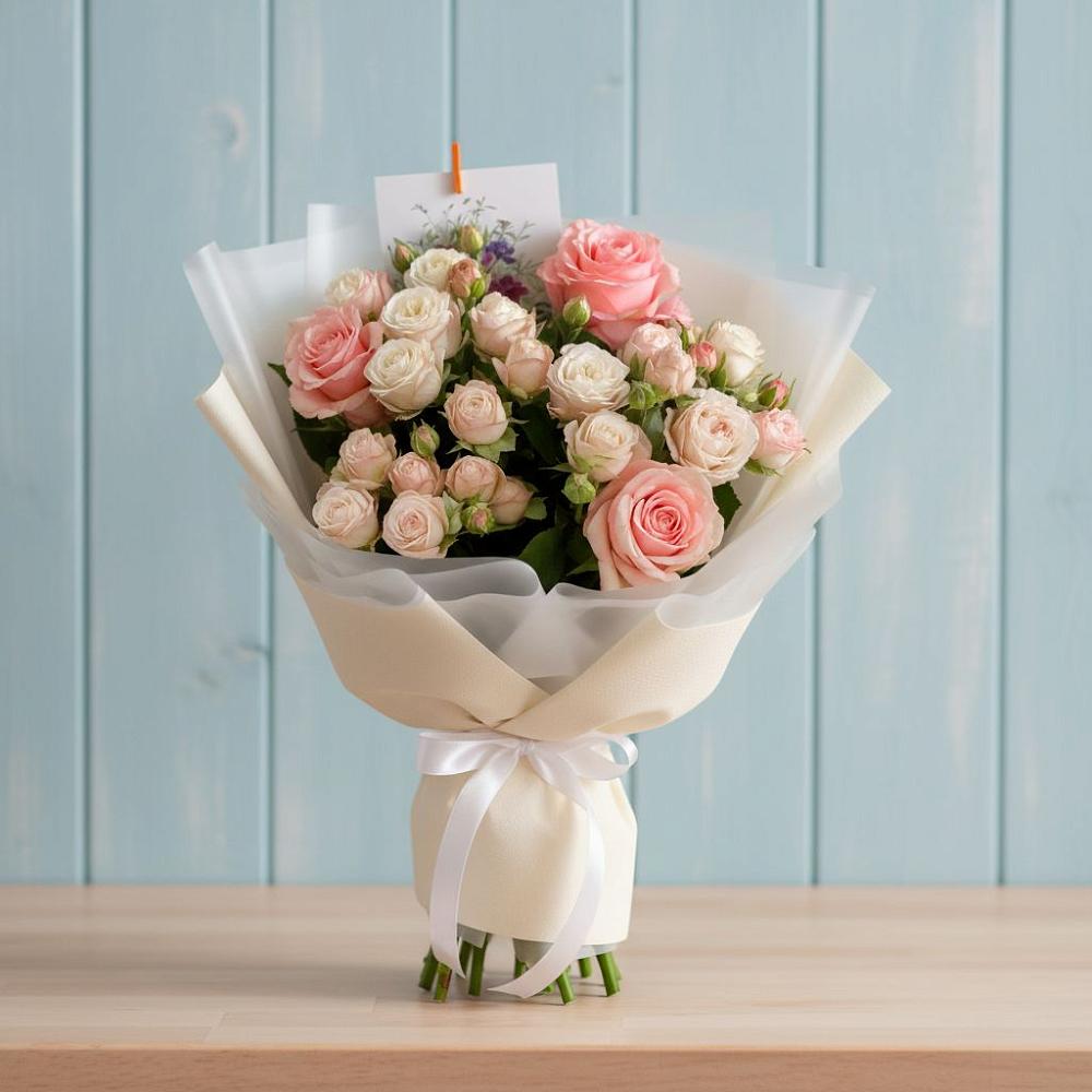 Букет цветов из: Розы в Губской