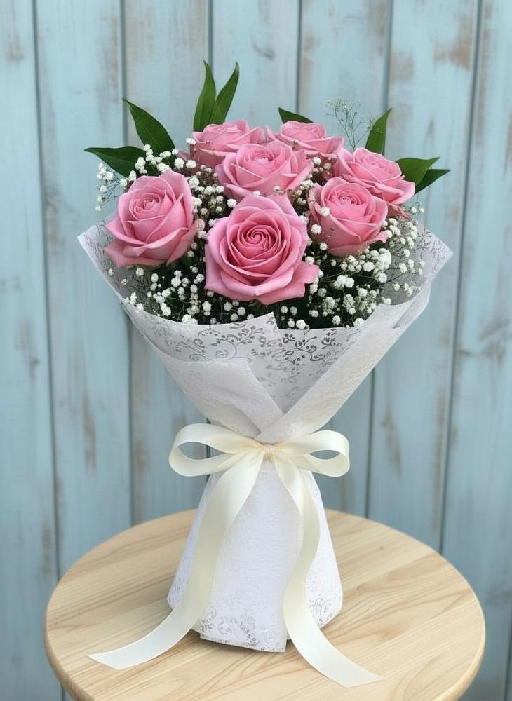 Букет цветов из: Розы в Губской