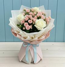 Букет цветов из:  Розы в Губской