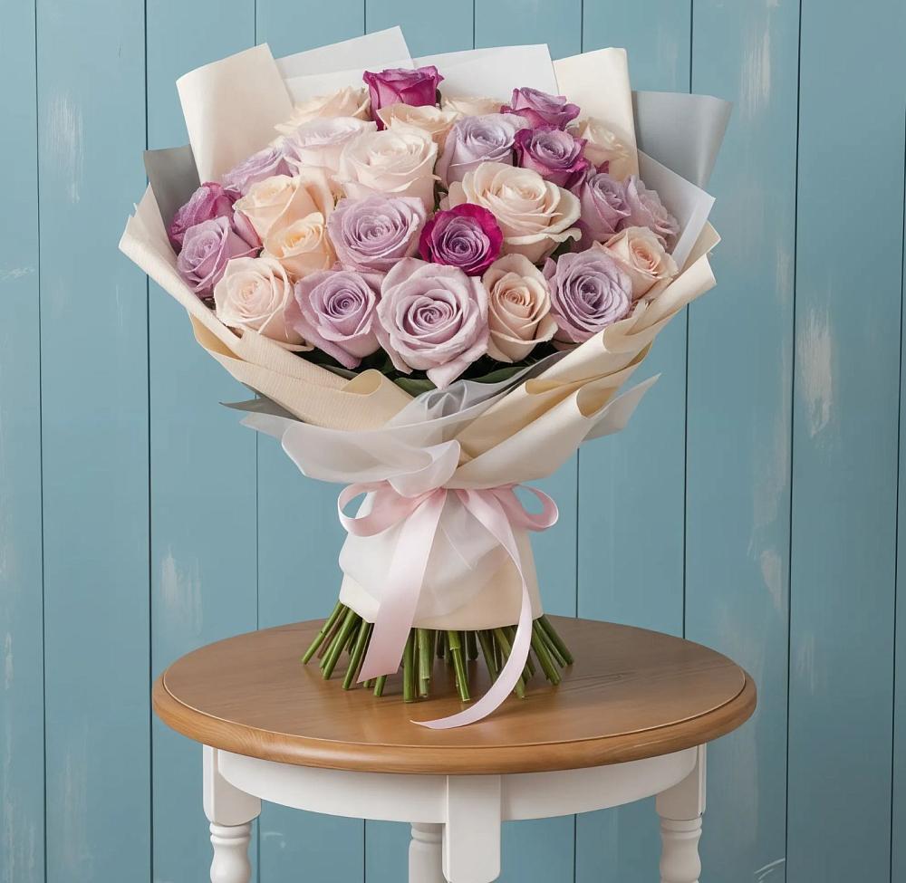 Букет цветов из: Розы в Губской