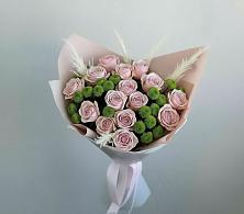 Букет цветов из:  Розы и Хризантемы в Губской
