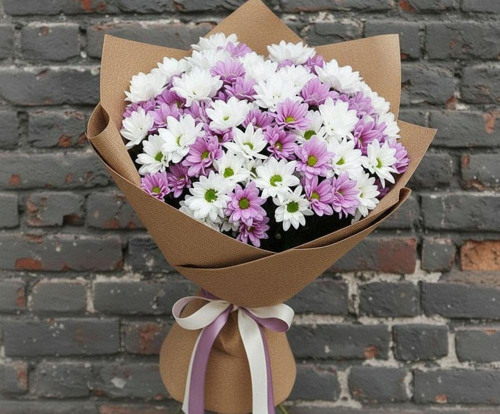 Букет цветов из: Хризантемы в Губской