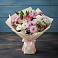Букет цветов из: Хризантемы, Альстромерии и Розы в Губской